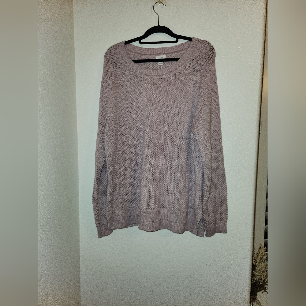 Old Navy Lilac knitted sweater Size XXL - Picture 7 of 7